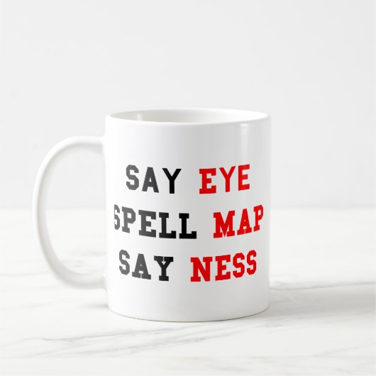 Eye Map Ness Kaffeetasse (Links)