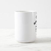 Eye Mustache Ewe Äh Question Tasse (Mittel)