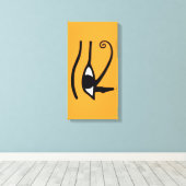 Eye of Horus – Anch – Lebensschlüssel –Hieroglyphs Leinwanddruck (Insitu (Holzboden))