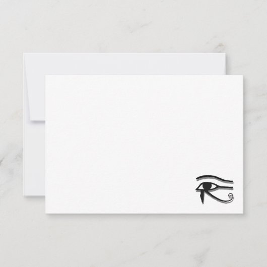 Eye Of Horus Egyptian Symbol Custom Blank Mitteilungskarte (Vorderseite)