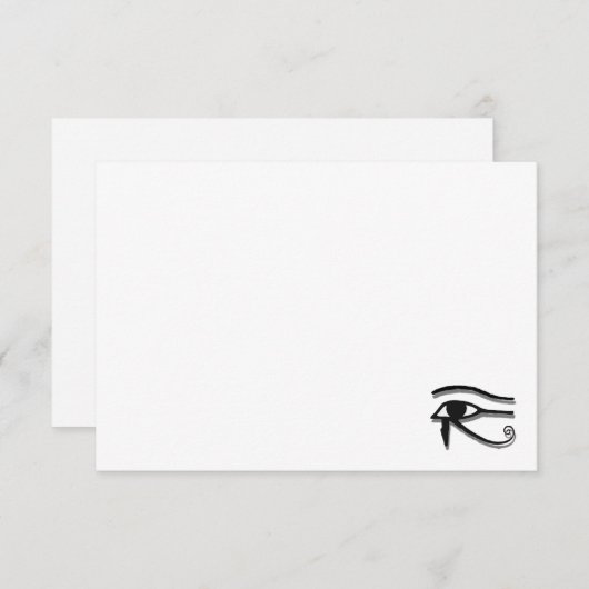 Eye Of Horus Egyptian Symbol Custom Blank Mitteilungskarte (Vorne/Hinten)