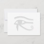 Eye Of Horus Egyptian Symbol Custom Just a Note Mitteilungskarte (Rückseite)