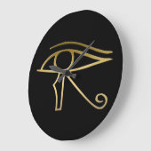 Eye of Horus Große Wanduhr (Winkel)