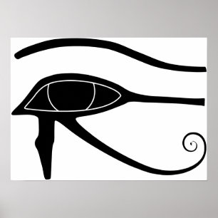 Eye of Horus – Horusauge Hieroglyphs Hyroglyphen Poster