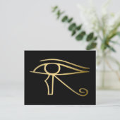 Eye of Horus Postkarte (Stehend Vorderseite)