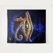 Eye Of Horus Wandteppich (Vorderseite (Horizontal))