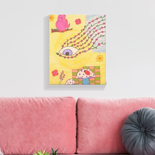 Eye of Nature  Leinwanddruck (Insitu (Wohnzimmer))