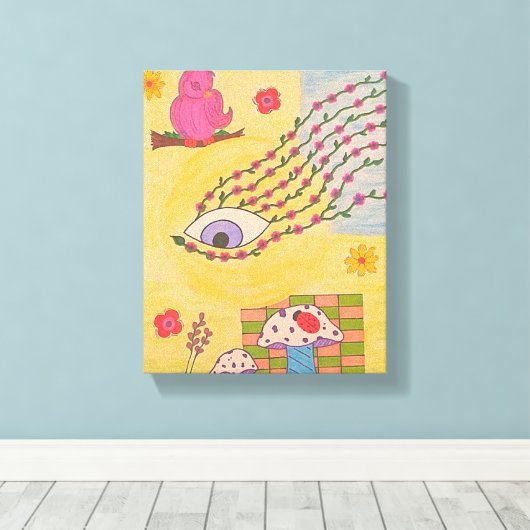 Eye of Nature Leinwanddruck (Insitu (Holzboden))