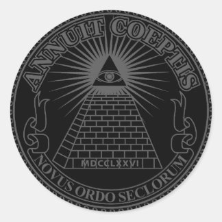 Eye of Providence 2 Runder Aufkleber