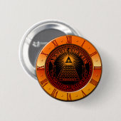 Eye of Providence clock Button (Vorne & Hinten)