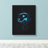 Eye Of Ra Geometry Cosmic Spiritual Leinwanddruck (Insitu (Holzboden))