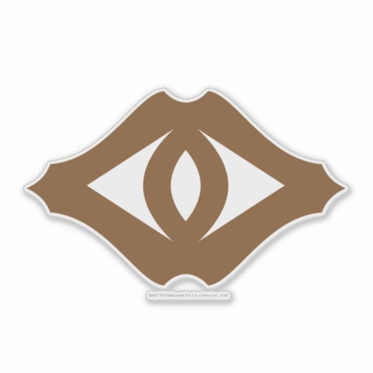 Eye of Sauron Aufkleber (Vorderseite)