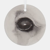 Eye of the Bear – Gaze Collection Glass Ornament (Rückseite)