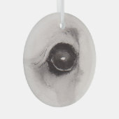 Eye of the Bear – Gaze Collection Glass Ornament (Vorderseite Rechts)