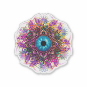 Eye of the Beholder Mandala - Aufkleber