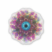 Eye of the Beholder Mandala - Sticker (Vorderseite)