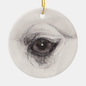 Eye of the Camel – Gaze Collection Ceramic Ornamen Keramik Ornament (Vorne)