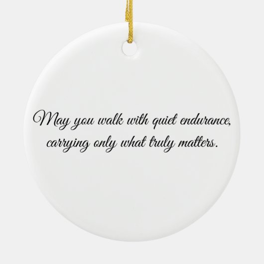 Eye of the Camel – Gaze Collection Ceramic Ornamen Keramik Ornament (Hinten)