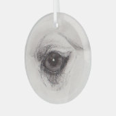 Eye of the Camel – Gaze Collection Ornament Aus Glas (Vorderseite links)