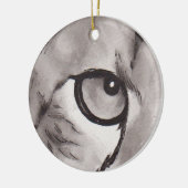 Eye of the Cheetah – Gaze Collection Keramik Ornament (Links)