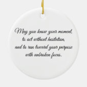 Eye of the Cheetah – Gaze Collection Keramik Ornament (Hinten)