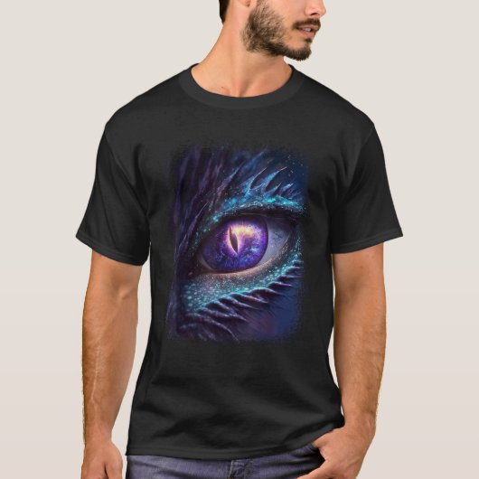 Eye of the Dragon Universe Galaxy Fantasy and Magi T-Shirt (Vorderseite)