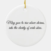 Eye of the Eagle – Gaze Collection Keramik Ornament (Hinten)