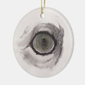 Eye of the Fox – Gaze Collection Keramik Ornament (Links)