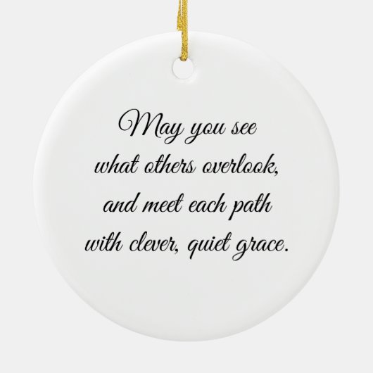 Eye of the Fox – Gaze Collection Keramik Ornament (Hinten)