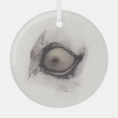 Eye of the Hyena – Gaze Collection Ornament Aus Glas (Vorderseite)
