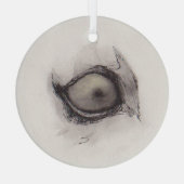 Eye of the Hyena – Gaze Collection Ornament Aus Glas (Rückseite)