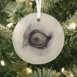 Eye of the Hyena – Gaze Collection Ornament Aus Glas