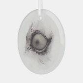 Eye of the Hyena – Gaze Collection Ornament Aus Glas (Vorderseite links)