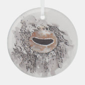 Eye of the octopus – Gaze Collection Ornament Aus Glas (Vorderseite)