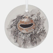 Eye of the octopus – Gaze Collection Ornament Aus Glas (Rückseite)