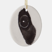 Eye of the Panda – Gaze Collection Keramik Ornament (Rechts)
