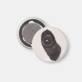 Eye of the Panda – Gaze Collection Magnet (Vorderseite/Rückseite)