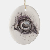 Eye of the Sheep – Gaze Collection Keramik Ornament (Rechts)