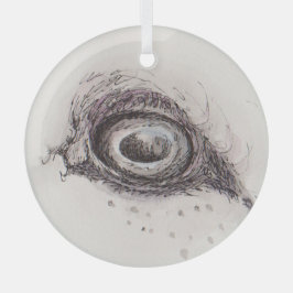 Eye of the Sheep – Gaze Collection Ornament Aus Glas