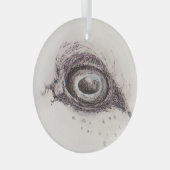 Eye of the Sheep – Gaze Collection Ornament Aus Glas (Vorderseite Rechts)