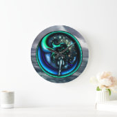 Eye of the Storm Wall Clock Große Wanduhr (Zuhause)
