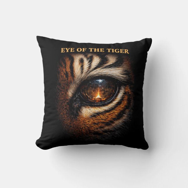 Eye of the Tiger Kissen (Vorderseite)