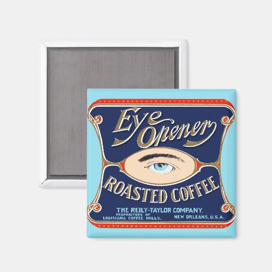 Eye Opener Röstkaffee Magnet (Vorderseite/Rückseite)