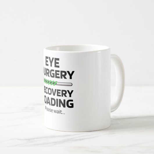Eye Operation Erholung Schenkung Glaukom Cataract  Kaffeetasse (VorderseiteRechts)