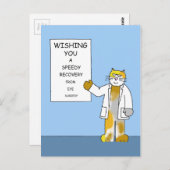 Eye Operation Speedy Erholung Postkarte (Vorne/Hinten)