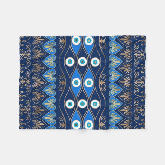 Eye-Ornament Fleecedecke (Vorderseite (Horizontal))