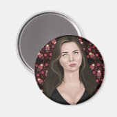 Eye Roll Magnet (Vorderseite/Rückseite)