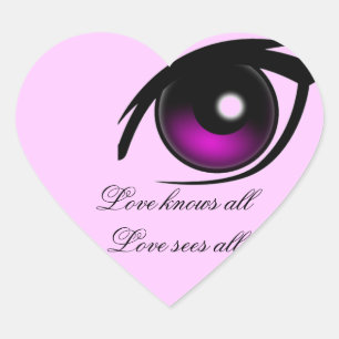 , Eye See_ Herz-Aufkleber