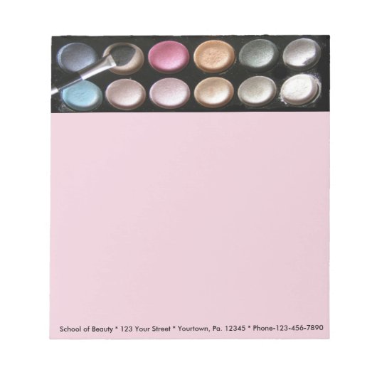 Eye Shadow Editor Notizblock (Vorderseite)