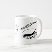 Eye Sketch Mascara Kaffeetasse (VorderseiteRechts)